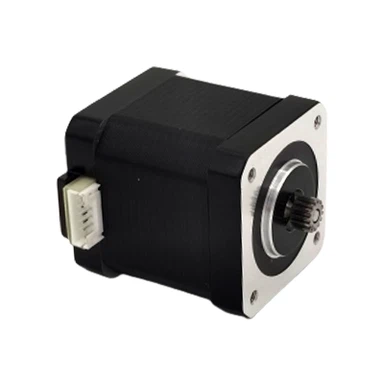 NEMA 17 Bipolè 1.8deg 0.56Nm 3.5V 1.5A Stepper Motor ak Kovèti pou
